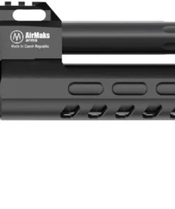 Explore the AirMaks Arms Katran Long PCP air rifle, featuring a regulated system, 520 mm barrel, adjustable stock, multiple calibres and Picatinny optics rail.